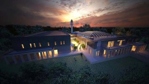 An artists rendering of the proposed Mosque